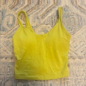 Mustard lululemon align tank